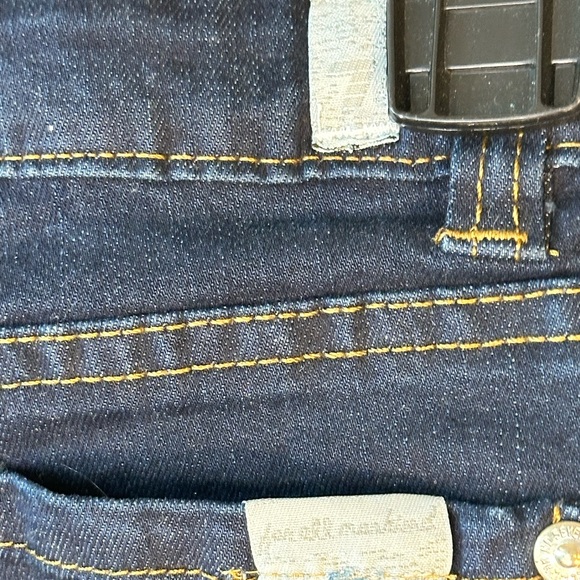 NEW 7 For All Mankind Dark Wash Stretch Skinny Jeans, size 6X - Picture 5 of 9